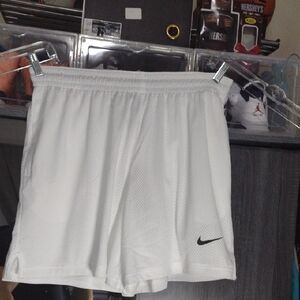 Nike White Athletic Shorts